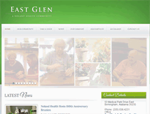 Tablet Screenshot of eastglencenter.com